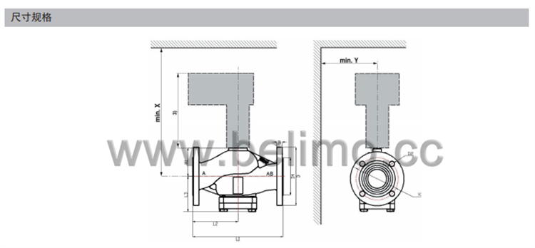瑞士belimo搏力谋两通法兰座阀 EXT-TI-H620XS-K