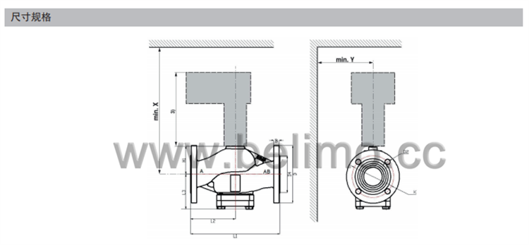 瑞士belimo搏力谋两通法兰座阀 EXT-TI-H680XSP-R
