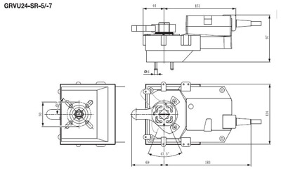 GRVU24-SR-5/-7 尺寸图