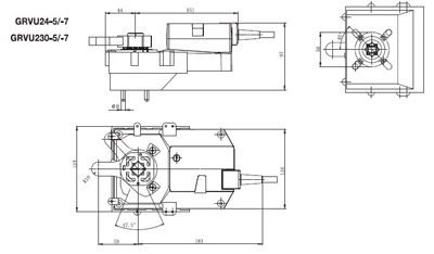 GRVU230-5/-7、GRVU24-5/-7尺寸图