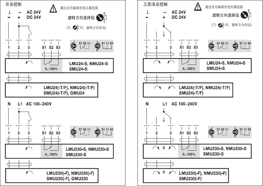 LMU230风门执行器接线图