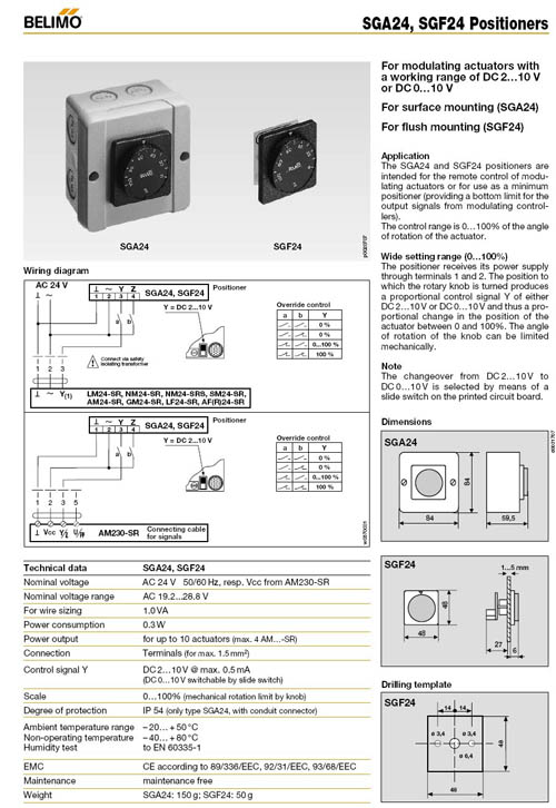 SGA24 SGF24控制器技术资料