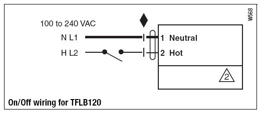 TFLB120弹簧复位电动执行器接线图
