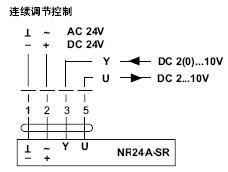 NR24A-SR球阀执行器接线